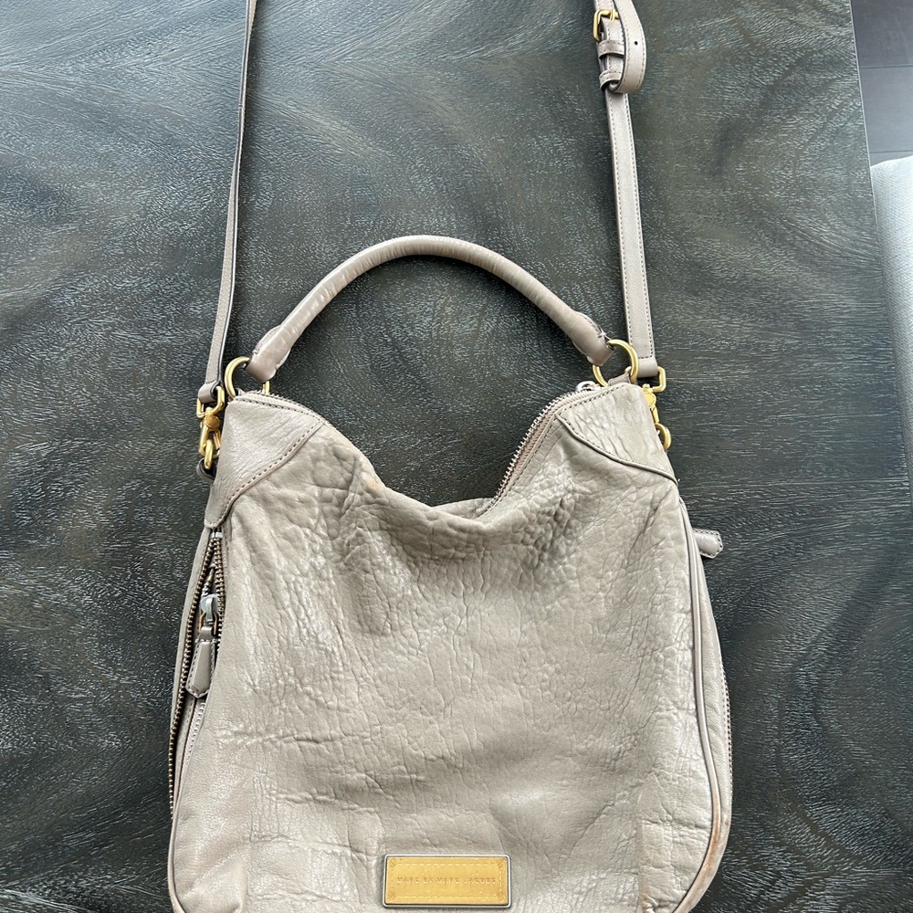 Marc by Marc Jacobs Taupe Crossbody Bag